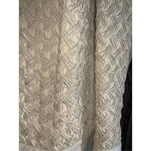 Vintage Saks Fifth Avenue Textured Quilted Button Down Jacket - Picture 8 of 16